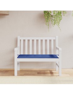 Възглавница за пейка кралско синьо 100x50x3 см Оксфорд плат