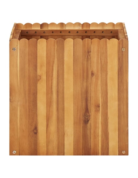 Градинска повдигната леха, 50x50x50 см, акациево дърво масив