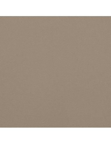Възглавници за столове 2 бр таупе 50x50x4 см Оксфорд плат
