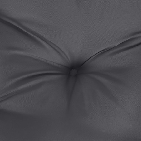 Палетна възглавница, антрацит, 60x60x12 см, текстил