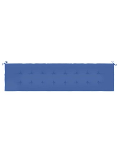 Възглавница за пейка кралско синьо 200x50x4 см Оксфорд плат