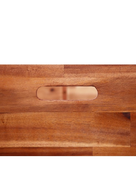 Градинска повдигната леха, акациево дърво, 150x50x50 см