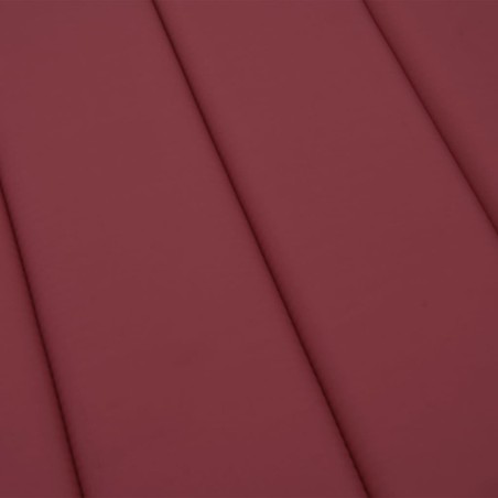 Шалте за шезлонг, виненочервено, 200x50x3 см, Оксфорд плат