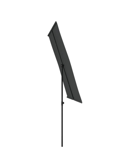 Градински чадър с алуминиев прът, 2x1,5 м, антрацит