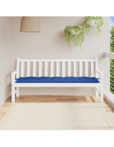 Възглавница за пейка кралско синьо 180x50x7 см Оксфорд плат