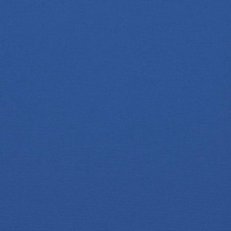Възглавници за столове 2 бр кралско сини 120x50x3 см плат