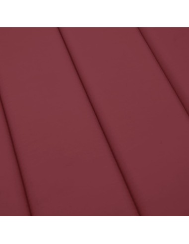 Шалте за шезлонг, виненочервено, 200x70x3 см, Оксфорд плат