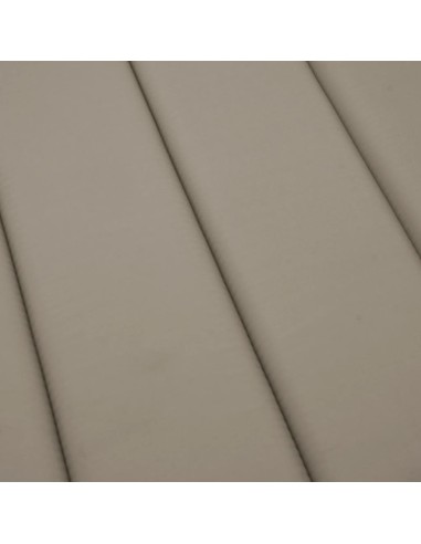 Шалте за шезлонг, таупе, 200x50x3 см, Оксфорд плат