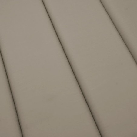 Шалте за шезлонг, таупе, 200x50x3 см, Оксфорд плат