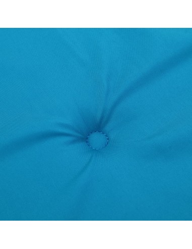 Възглавница за градинска пейка синя 180x50x3 см оксфорд плат