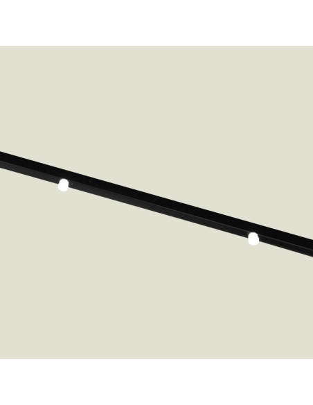 Градински чадър с LED и стоманен прът, пясъчен, 2x3 м
