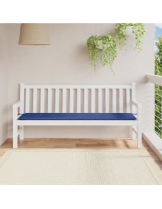 Възглавница за пейка кралско синьо 180x50x3 см Оксфорд плат