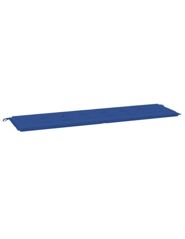 Възглавница за пейка кралско синьо 180x50x3 см Оксфорд плат
