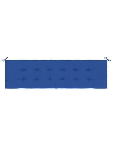 Възглавница за пейка кралско синьо 180x50x3 см Оксфорд плат