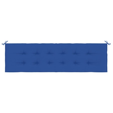 Възглавница за пейка кралско синьо 180x50x3 см Оксфорд плат