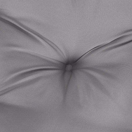 Възглавница за градинска пейка сива 150x50x7 см оксфорд плат