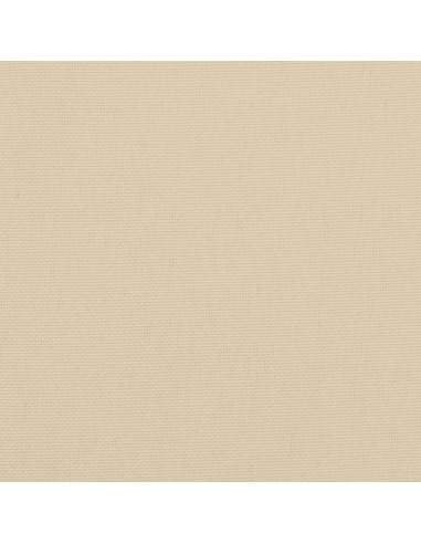 Възглавници за градински пейки 2 бр Бежово 120x50x7 см плат