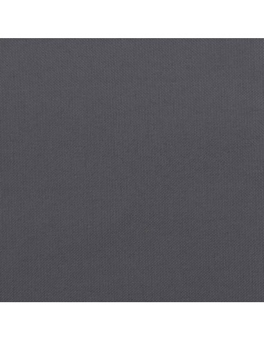 Палетна възглавница, антрацит, 50x50x12 см, текстил