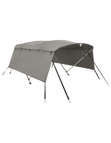 Тента за лодка с 4 дъги странични стени 243x(230-244)x137 см