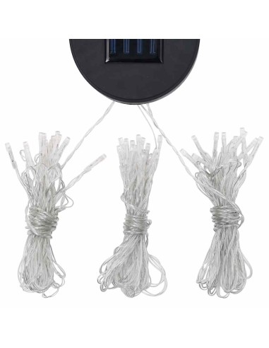 Шатра с LED светещи стрингове, 3х3 м, виненочервена
