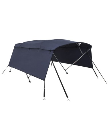 Тента за лодка с 4 дъги странични стени 243x(230-244)x137 см