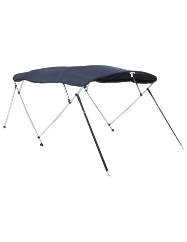 Тента за лодка с 4 дъги странични стени 243x(230-244)x137 см