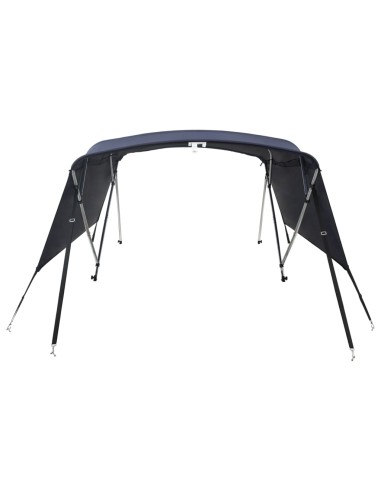 Тента за лодка с 4 дъги странични стени 243x(230-244)x137 см