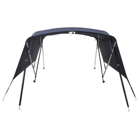Тента за лодка с 4 дъги странични стени 243x(230-244)x137 см