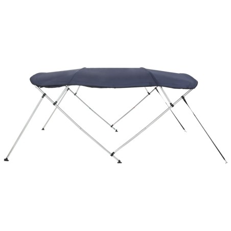Тента за лодка с 4 дъги странични стени 243x(230-244)x137 см