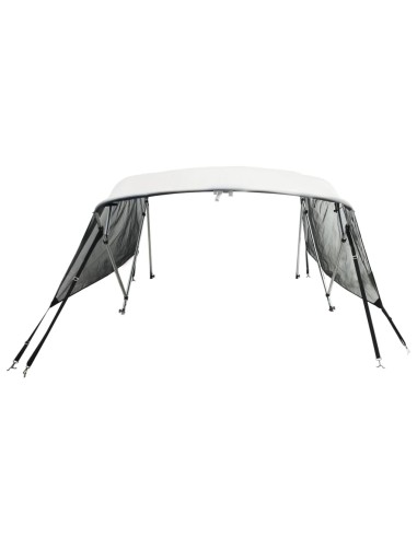 Тента за лодка с 4 дъги мрежести страници 243x(200-213)x137 см