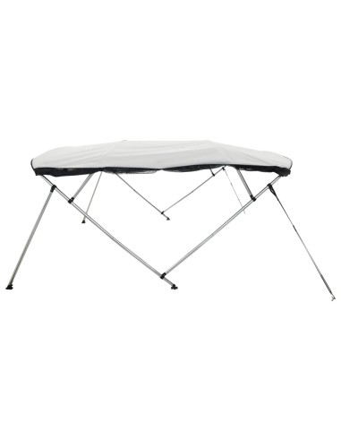 Тента за лодка с 4 дъги мрежести страници 243x(200-213)x137 см