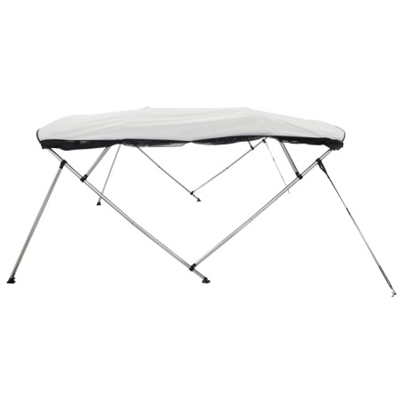 Тента за лодка с 4 дъги мрежести страници 243x(200-213)x137 см