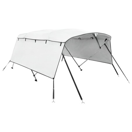 Тента за лодка с 4 дъги странични стени 243x(230-244)x137 см