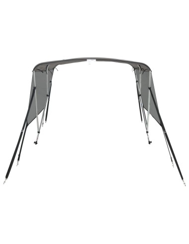 Тента за лодка с 3 дъги мрежести страници 183x(170-182)x137 см