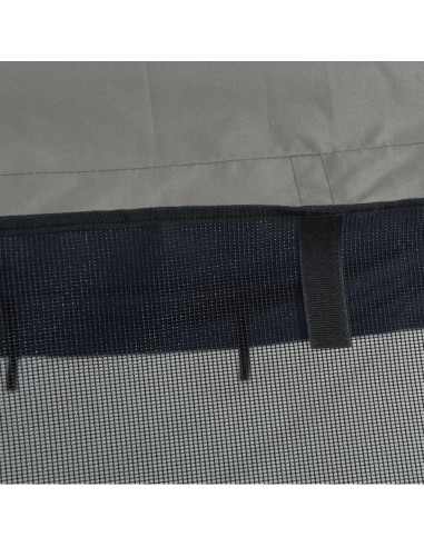 Тента за лодка с 4 дъги мрежести страници 243x(200-213)x137 см
