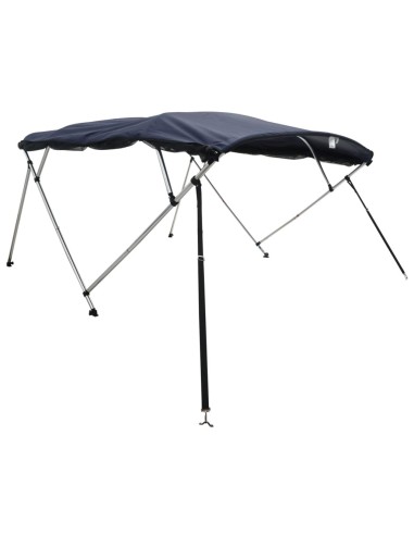 Тента за лодка с 4 дъги мрежести страници 243x(230-244)x137 см