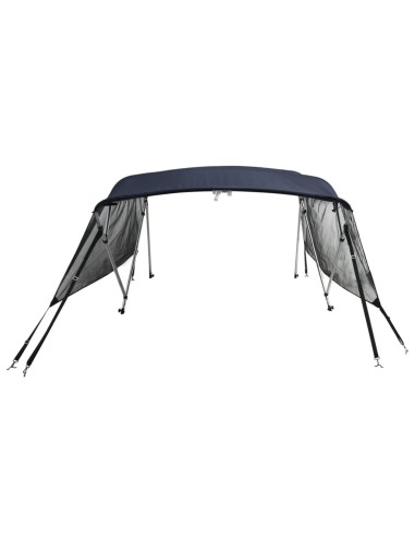 Тента за лодка с 4 дъги мрежести страници 243x(230-244)x137 см