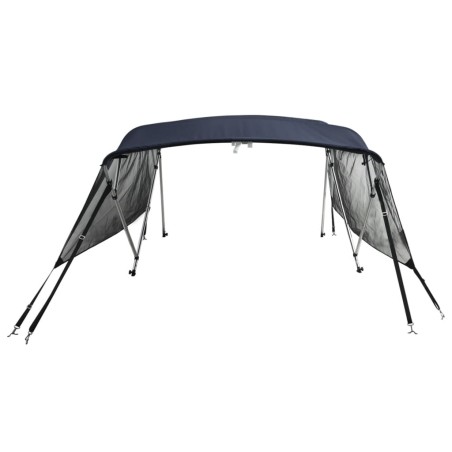 Тента за лодка с 4 дъги мрежести страници 243x(230-244)x137 см