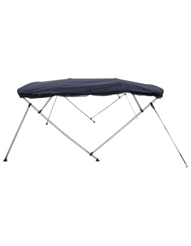 Тента за лодка с 4 дъги мрежести страници 243x(230-244)x137 см