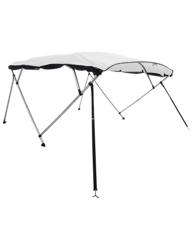 Тента за лодка с 4 дъги мрежести страници 243x(230-244)x137 см