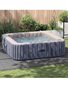 Покривало за дъното на басейна Светлосиво 396 x 396 см