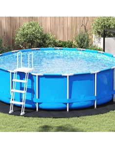 Покривало за дъното на басейна Черно Ø 366 см