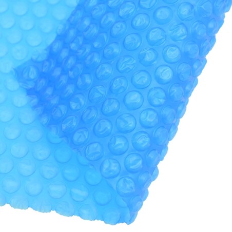 Плаващо соларно кръгло покривало за басейн, PE, 250 см, синьо