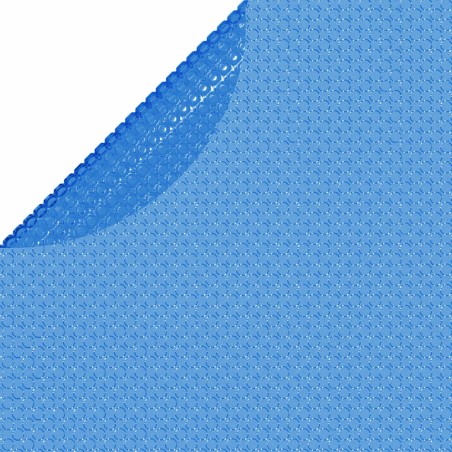 Плаващо соларно кръгло покривало за басейн, PE, 300 см, синьо