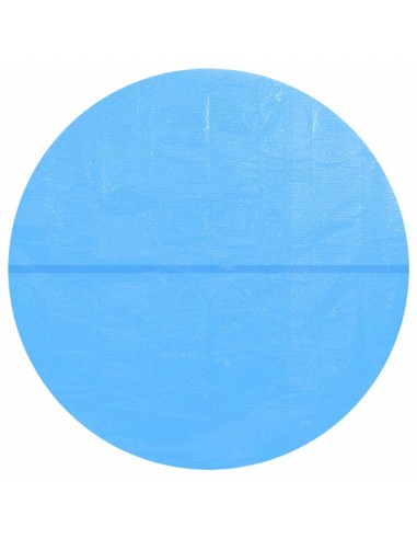 Плаващо соларно кръгло покривало за басейн, PE, 300 см, синьо