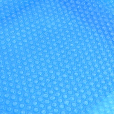 Плаващо соларно кръгло покривало за басейн, PE, 455 см, синьо