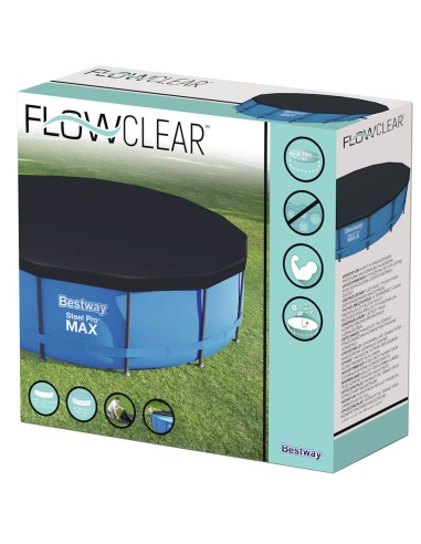Bestway Покривало за басейн Flowclear, 457 см