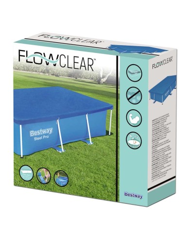 Bestway Покривало за басейн Flowclear, 259x170 см