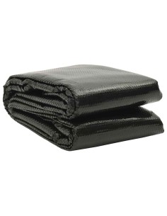 Покривало за басейн, черно, 260x160 см, PE