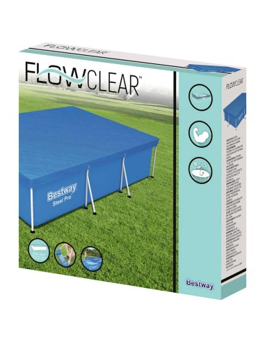 Bestway Покривало за басейн Flowclear, 304x205x66 см